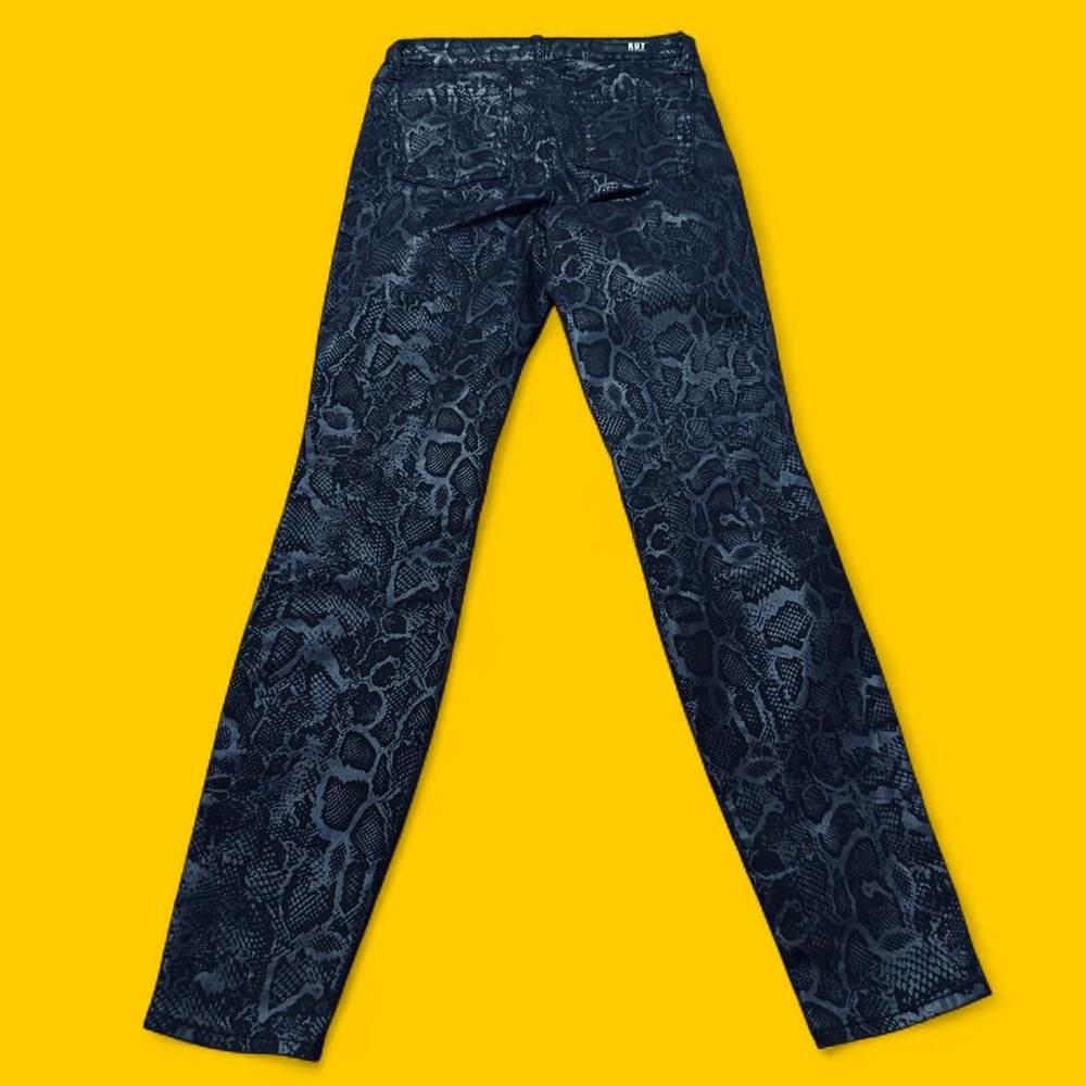 Python High-Rise Embossed Coated Python Skinny Jeans 0 - Picture 5 of 5